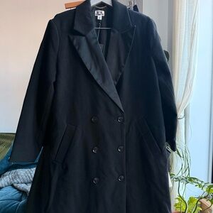 Future Collective Oversized Longline Black Longline Blazer Jacket size M